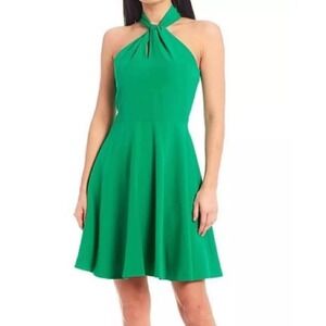 Alex Marie Women's Size‎ 16 Rayla Halter Dress Quiet Luxury